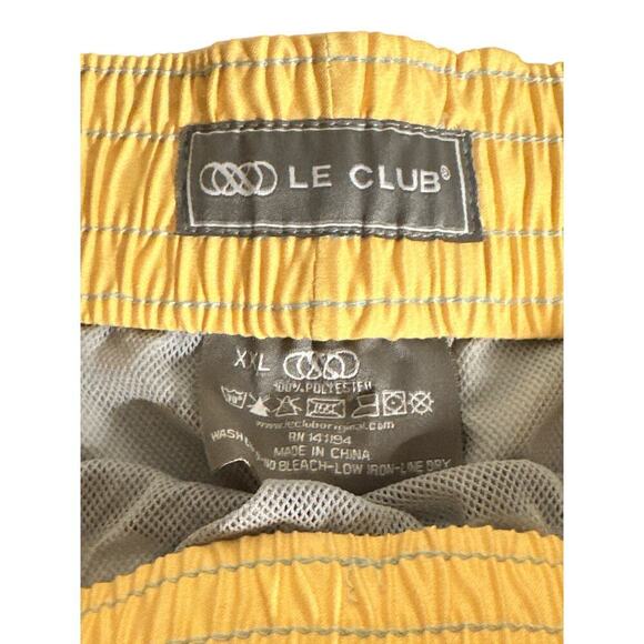 Le Club Men Palm Leaf Print Swim Shorts Elastic Waistband SZ XXL Multicolor NWT - Picture 10 of 10